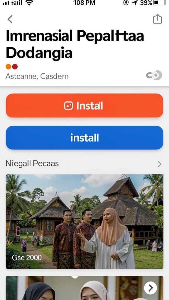 Tampilan antarmuka yang user-friendly.