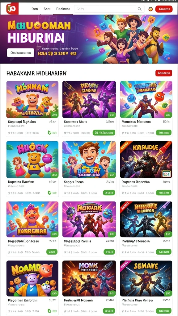 Tampilan antarmuka yang menarik dan mudah digunakan.