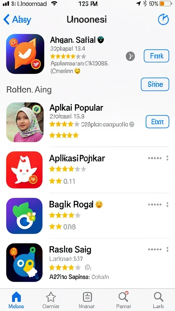 Gambaran awal dari antarmuka pengguna yang ramah.