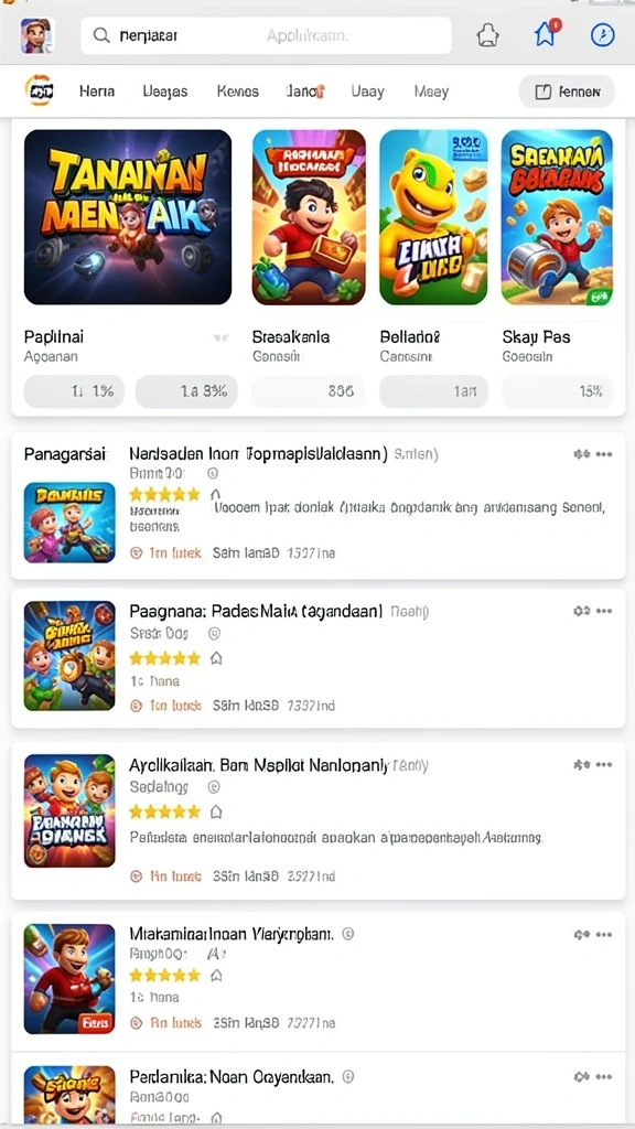 Tangkapan layar menampilkan tema slot yang cerah dan penuh warna.