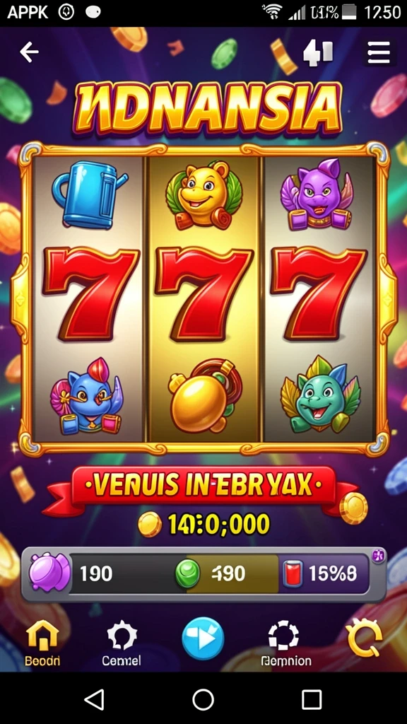 Screenshot menunjukkan fitur putaran gratis yang menarik.