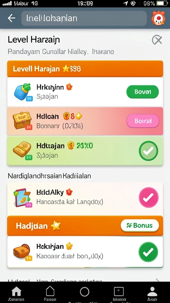 Bonus harian yang menarik untuk semua pengguna.