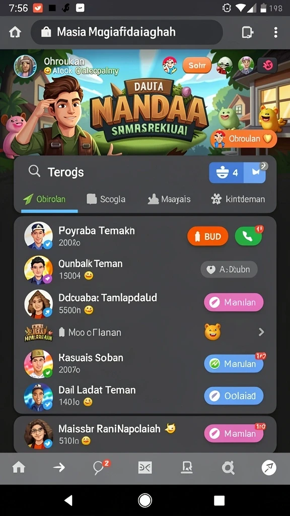 Berbagai pilihan permainan slot dengan tema menarik.