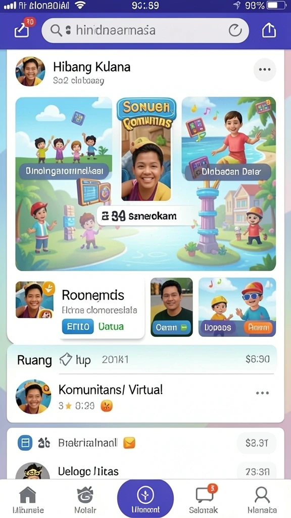 Misi harian yang memberikan banyak hadiah menarik.
