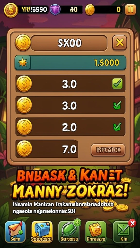 Bonus harian yang menunjukkan nilai tambah bagi pemain.