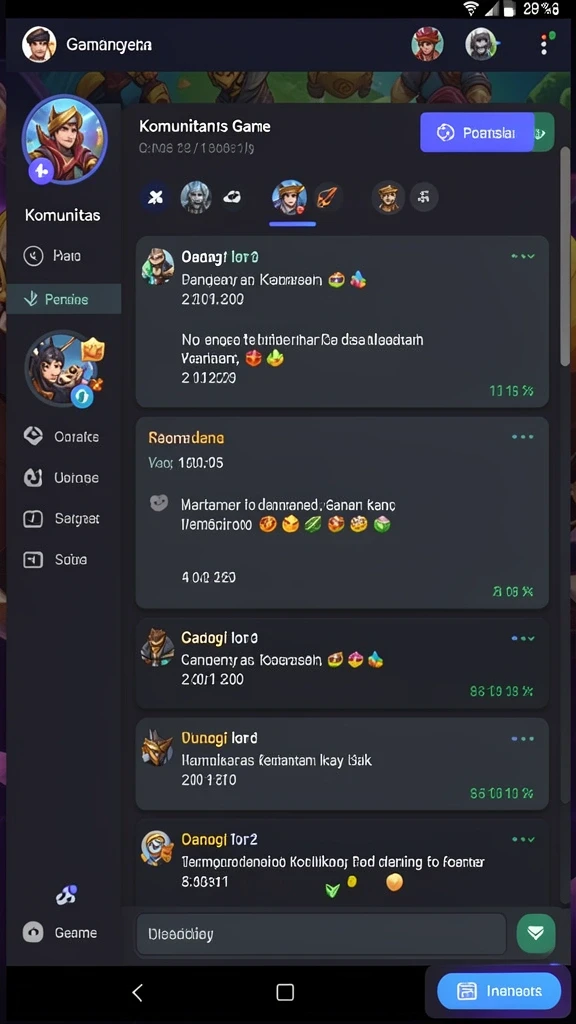 Gameplay seru dengan berbagai tantangan menarik.