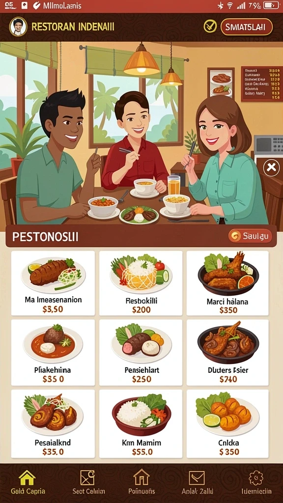 Fitur statistik untuk membantu menentukan angka terbaik.