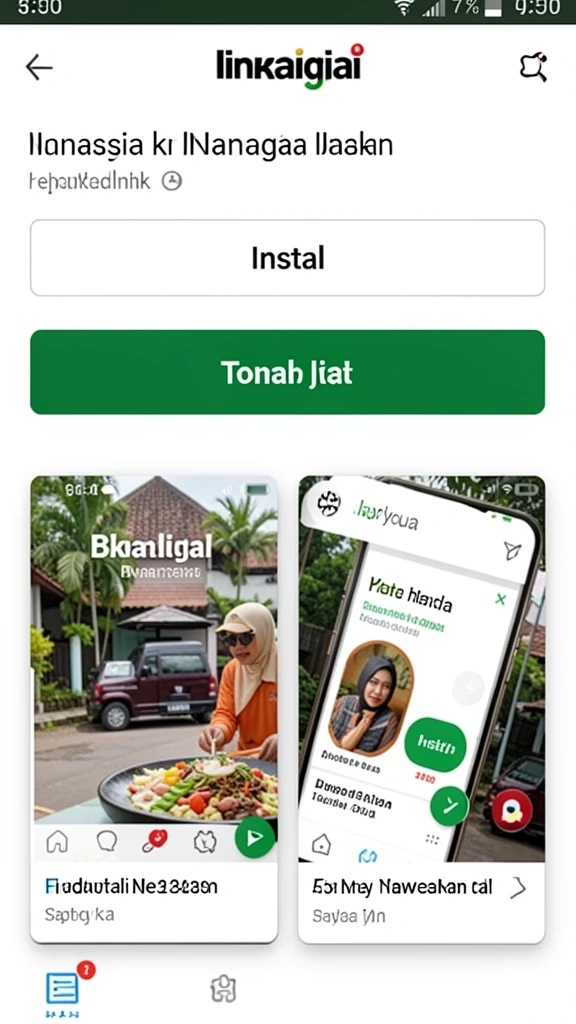 Tampilan antarmuka yang ramah pengguna.