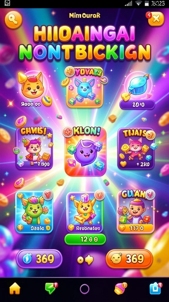 Screenshot dari permainan slot dengan grafis yang menawan.