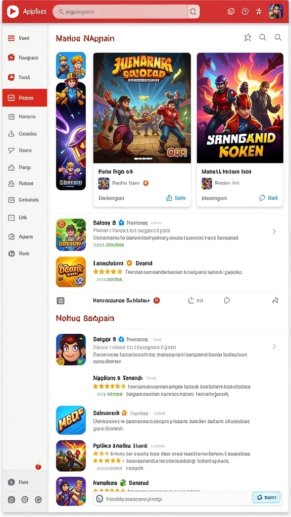 Berbagai mode permainan yang menarik.