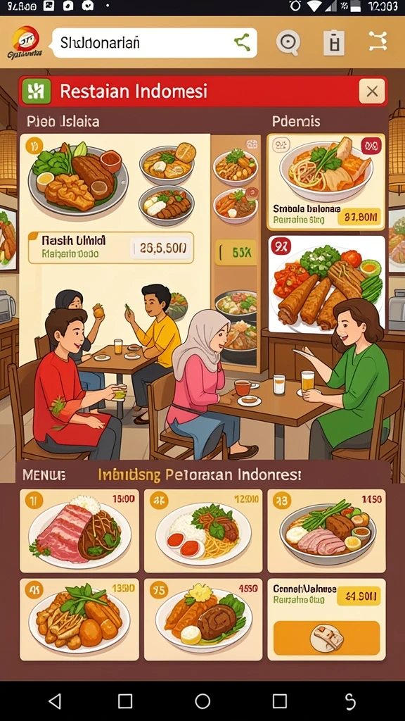 Tampilan antarmuka yang menarik dan user-friendly.