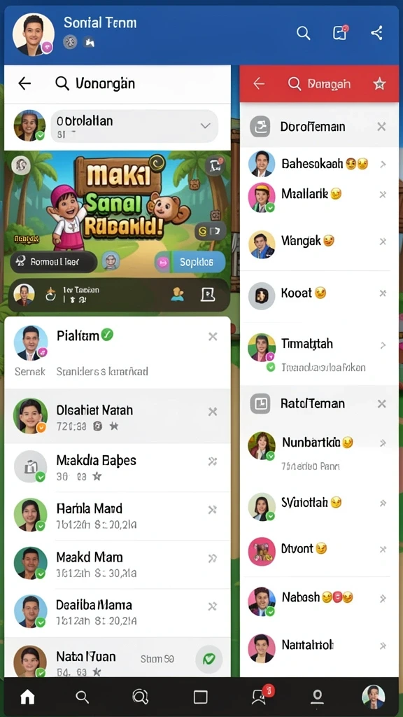 Tampilan antarmuka yang menarik dan mudah digunakan.
