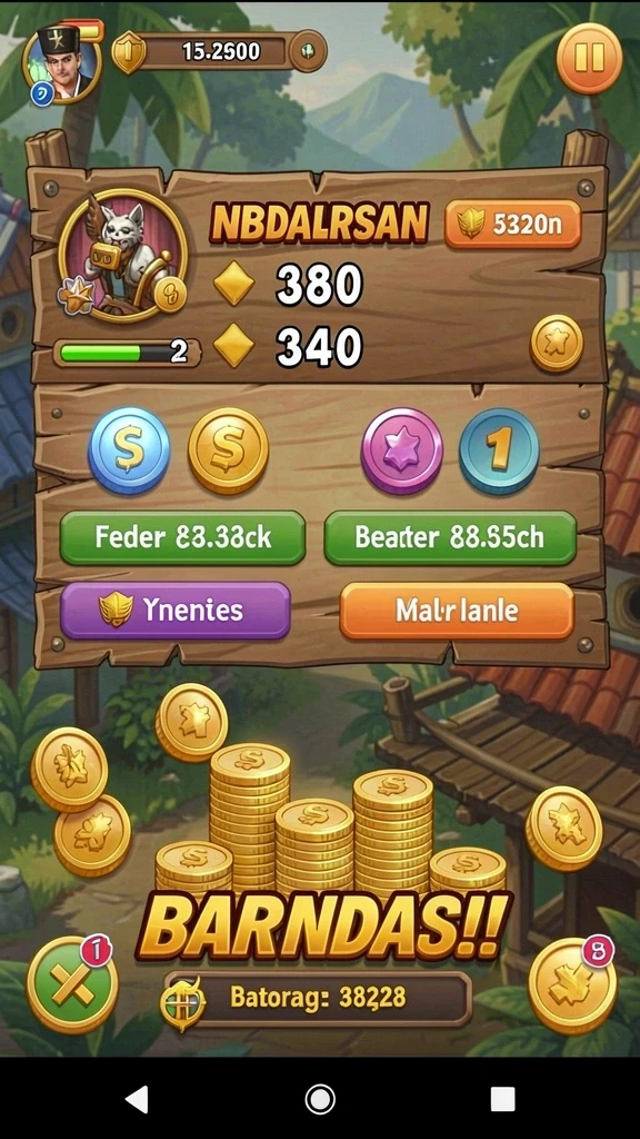 Screenshot aplikasi QQ222 menunjukkan antarmuka pengguna yang ramah.