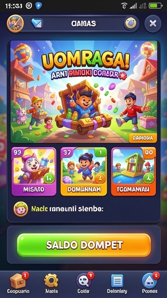 Peluang jackpot besar setiap hari.