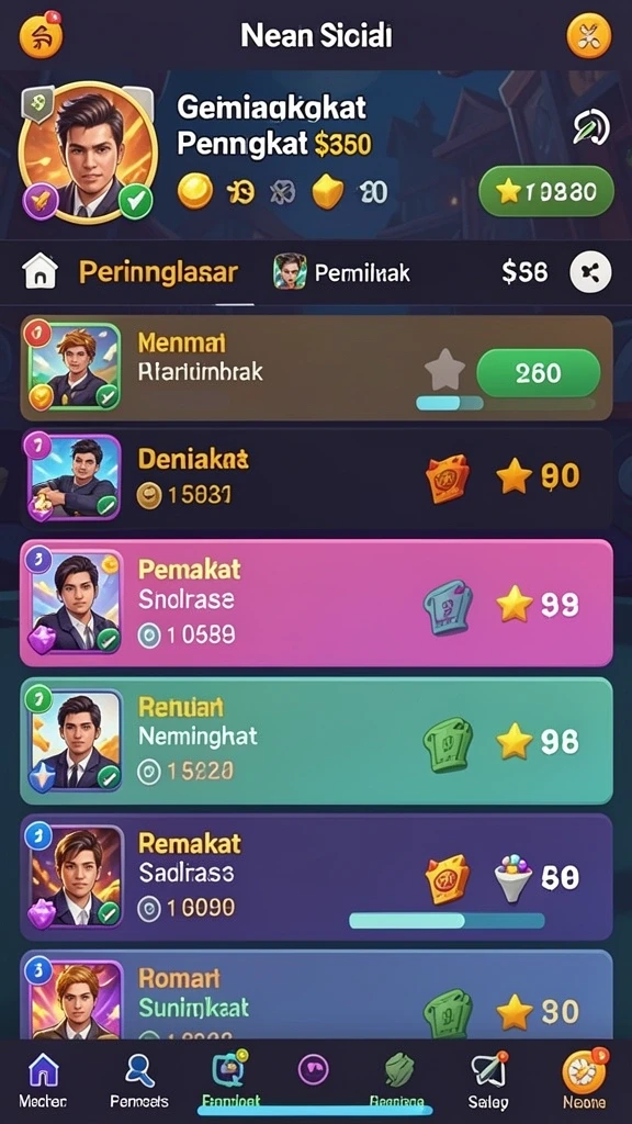 Fitur bonus yang membuat permainan lebih seru.