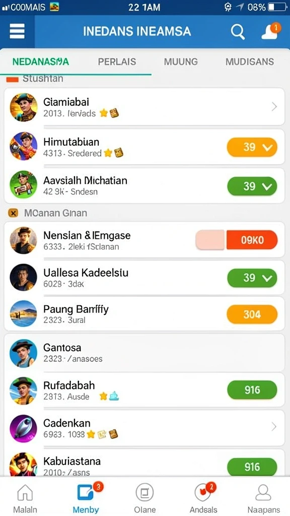 Karakter unik dengan kemampuan khusus.