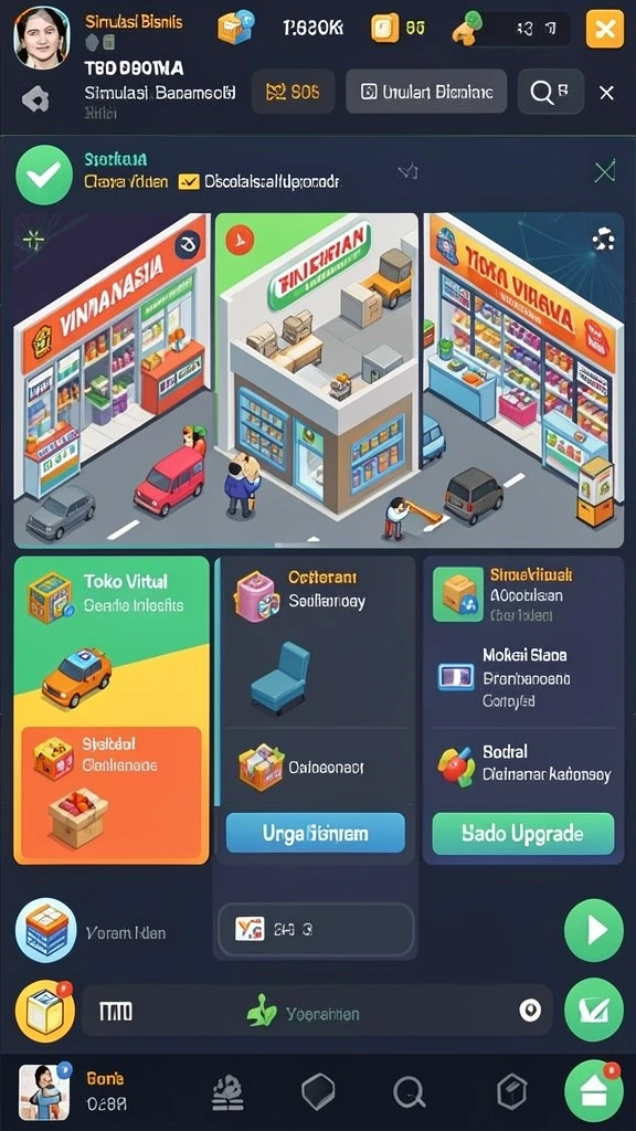 Tampilan antarmuka yang intuitif dan menarik.