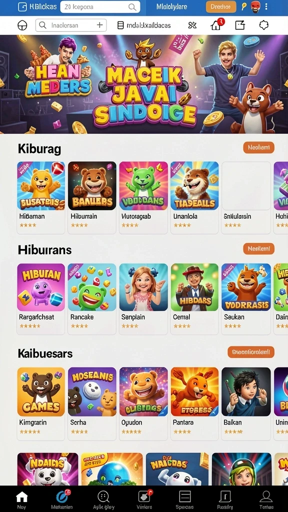 Tampilan antarmuka pengguna yang menarik dan intuitif.