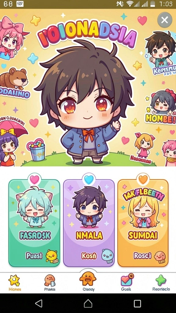 Pemain dapat berinteraksi dan bersaing secara multiplayer.