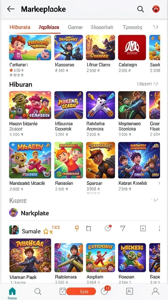 Screenshot fitur permainan baru yang seru.