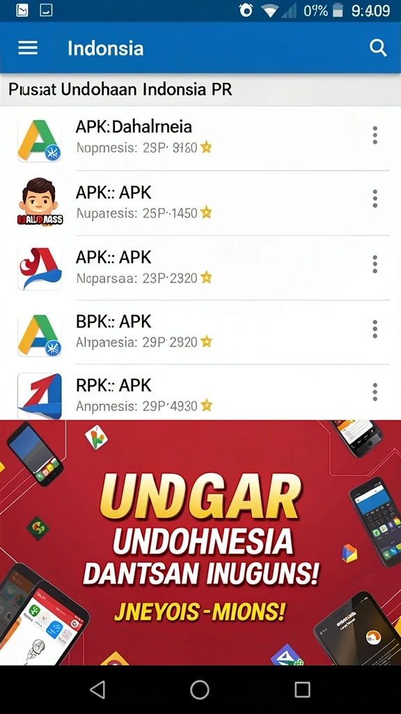 Tampilan awal yang menarik dan intuitif.